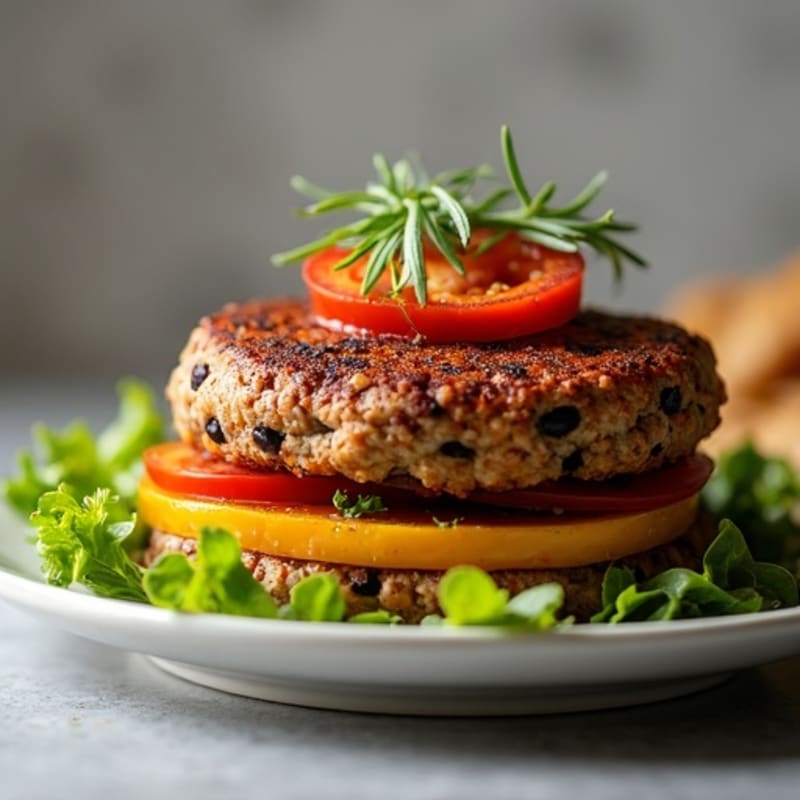 Smoky Black Bean Burgers