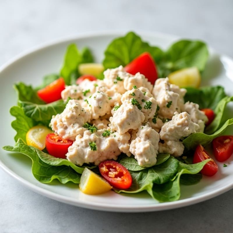 Creamy Tuna Salad with Crisp Vegetables