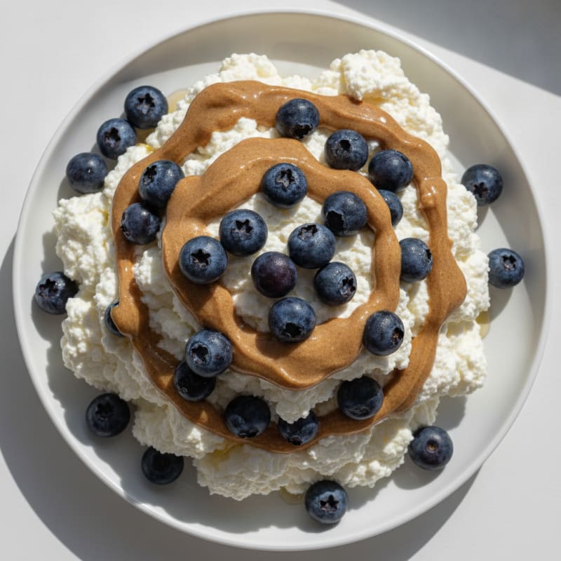 Silky Greek Yogurt Protein Mousse with Fresh Berries