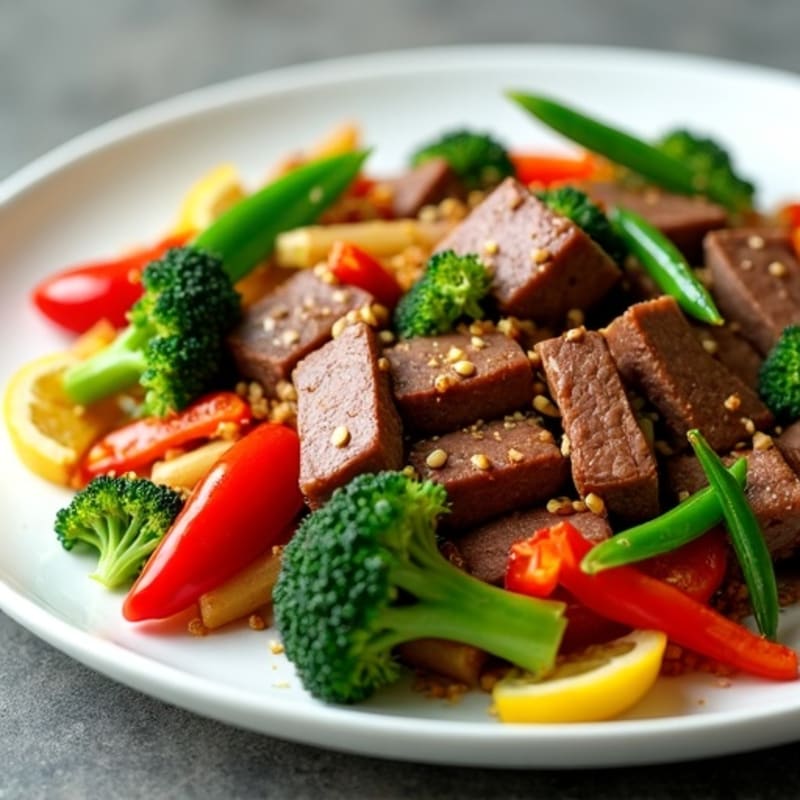 Lemongrass Ginger Beef Stir-Fry