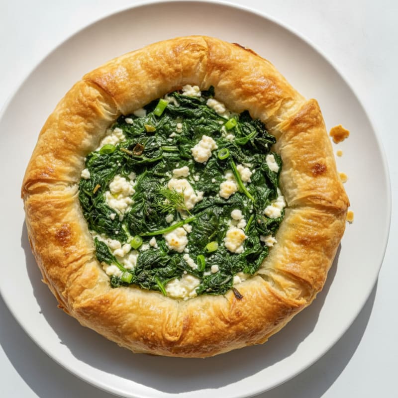 Spinach and Feta Phyllo Pie