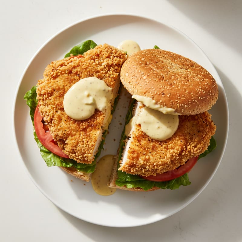 Crispy Buttermilk Chicken Sandwiches