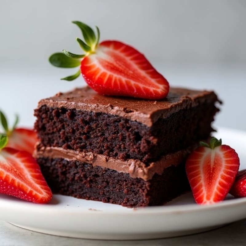 Protein-Rich Dark Chocolate Almond Flour Cake