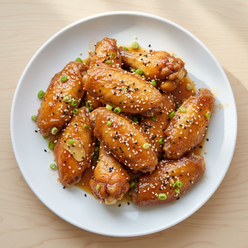 Honey-Garlic Glazed Chicken Wings