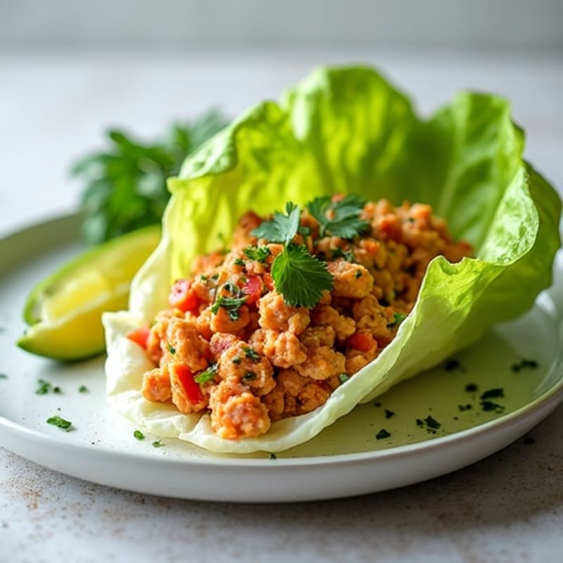 Spicy Tuna Crispy Lettuce Wraps