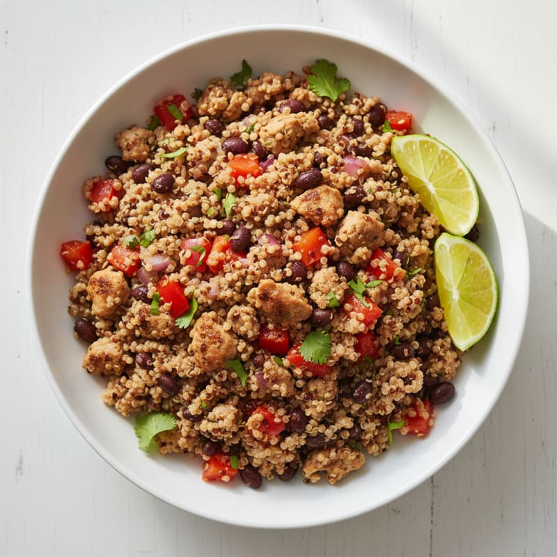 Southwest Turkey and Quinoa Bowl