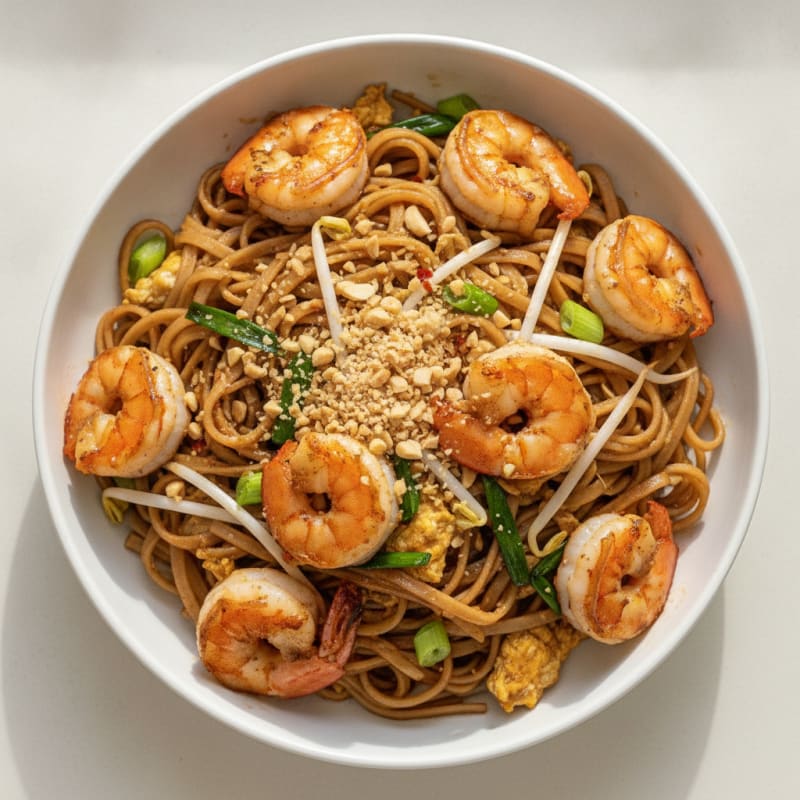 Shrimp Pad Thai Noodles