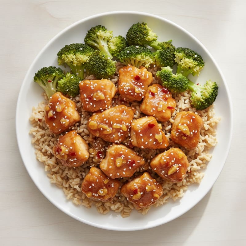 Sweet and Savory General Tso's Chicken