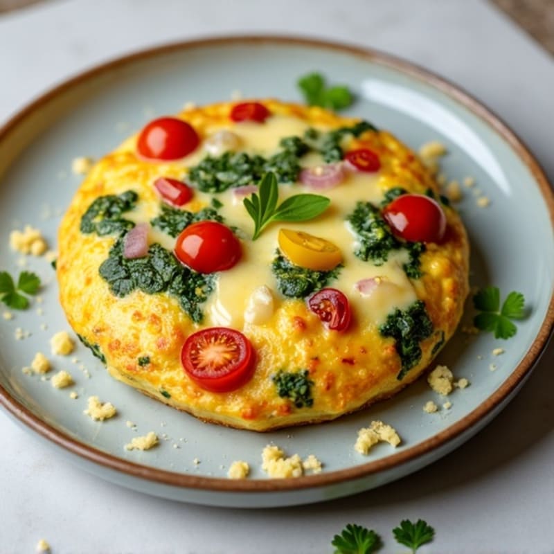 Fluffy Herb-Baked Egg White Frittata