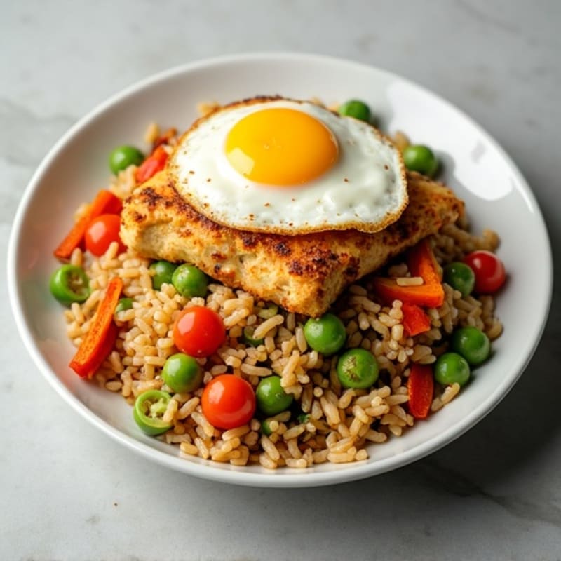 Lean Chicken and Veggie Fried Rice