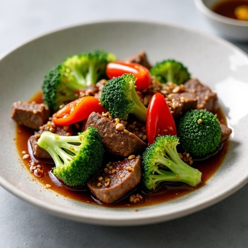 Garlic Ginger Beef and Broccoli Stir-Fry