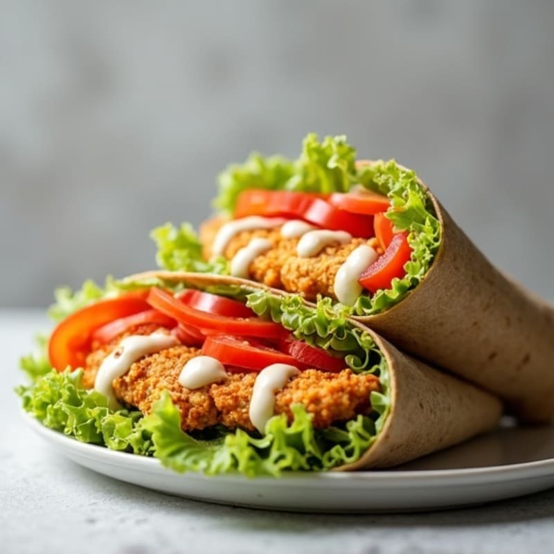 Crispy Buffalo Ranch Chicken Wrap