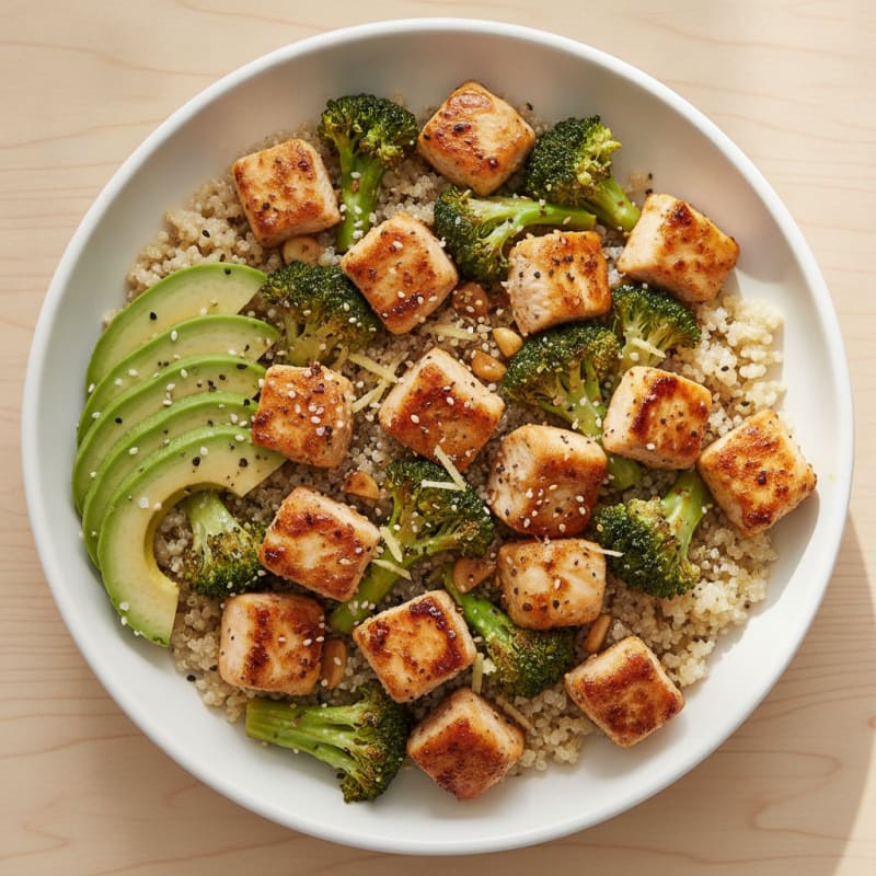 Chicken and Broccoli Quinoa Bowl