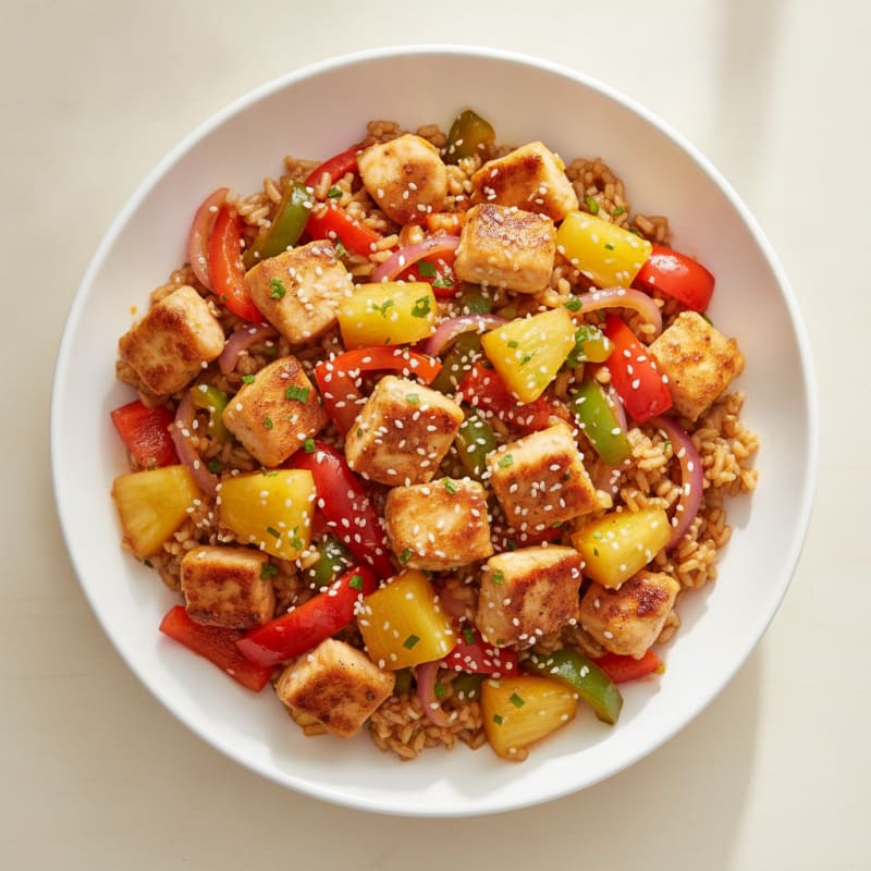 Sweet and Sour Chicken Stir-Fry