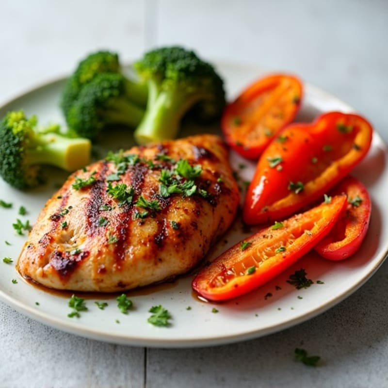 Sheet Pan Teriyaki Chicken and Roasted Vegetables