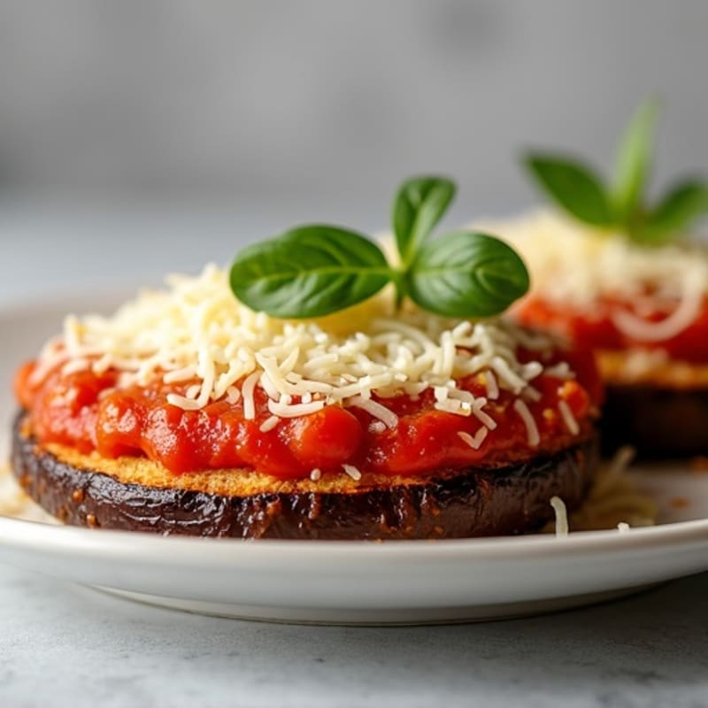 Crispy Baked Eggplant Parmesan