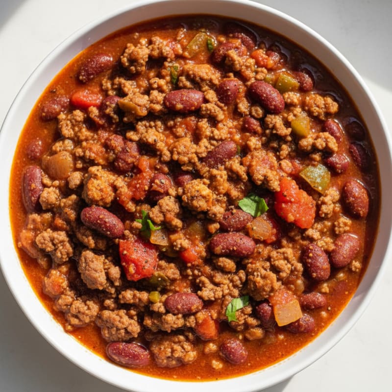 Hearty Beef and Bean Chili