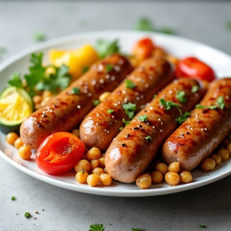 Roasted Sausage and Colorful Vegetables