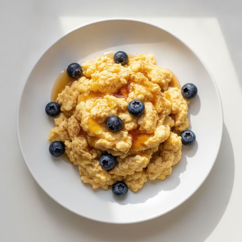 Sweet Cinnamon Scrambled Eggs