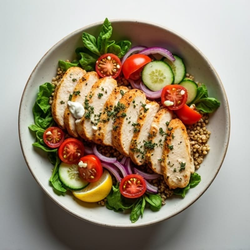 Herb-Spiced Chicken Shawarma Bowl