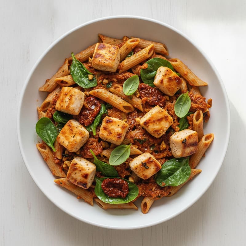 Sun-Dried Tomato Pesto Chicken Pasta