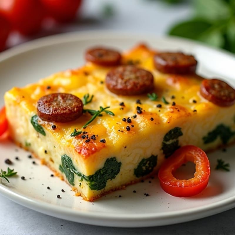 Hearty Baked Sausage and Potato Casserole