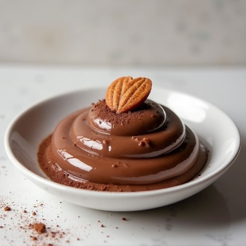 Silky Chocolate Protein Pudding with Almond Butter