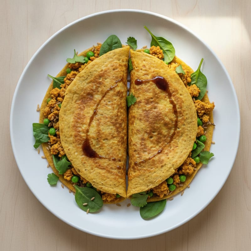 Savory Lentil and Rice Dosa
