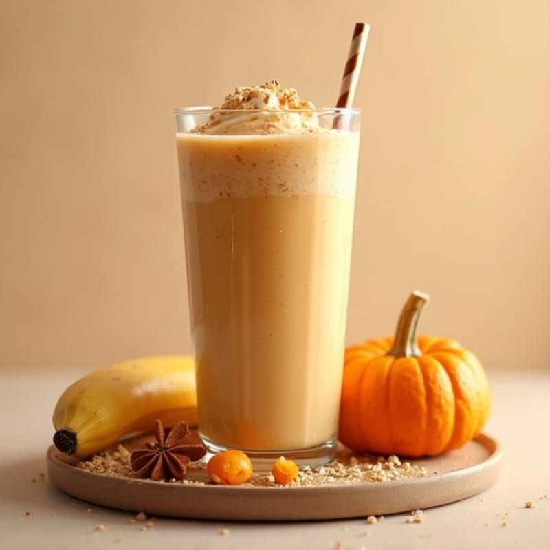 Creamy Pumpkin Spice Protein Smoothie