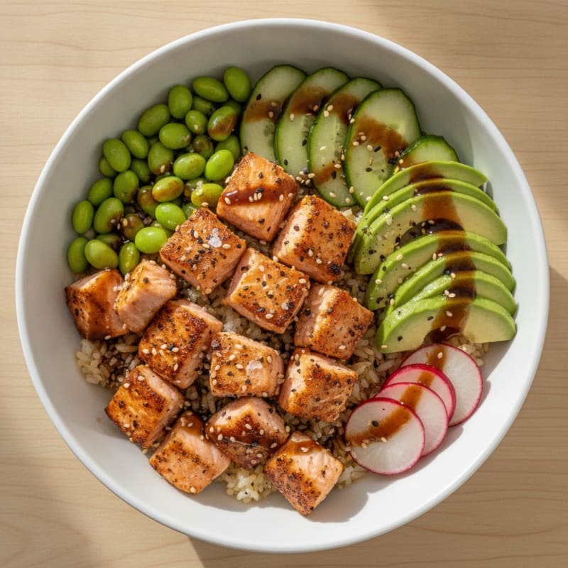 Salmon Sushi Rice Bowl