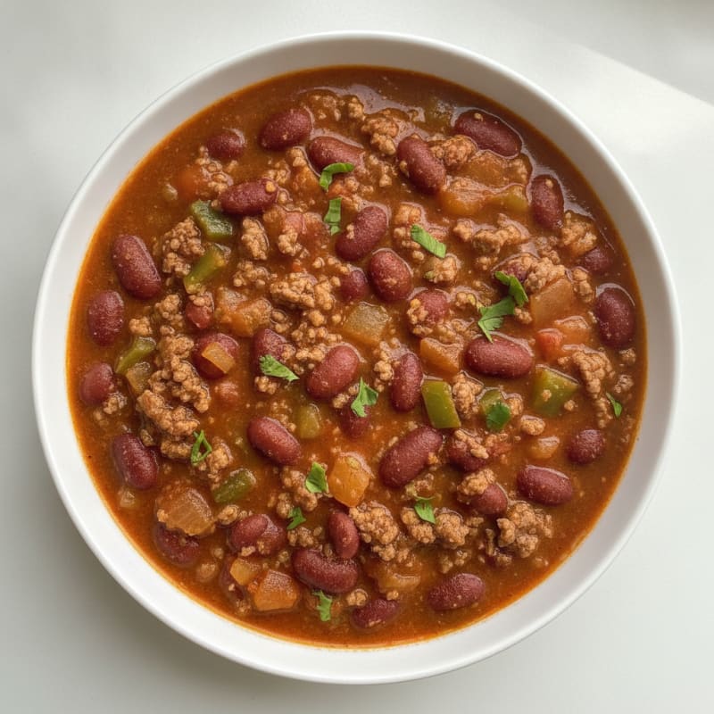 Hearty Beef and Bean Chili