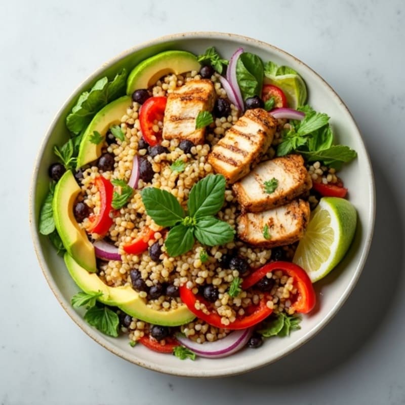 Fresh Quinoa & Black Bean Salad