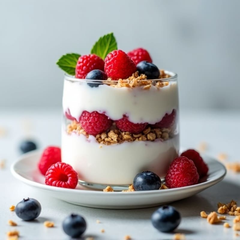 Creamy Greek Yogurt Berry Parfait