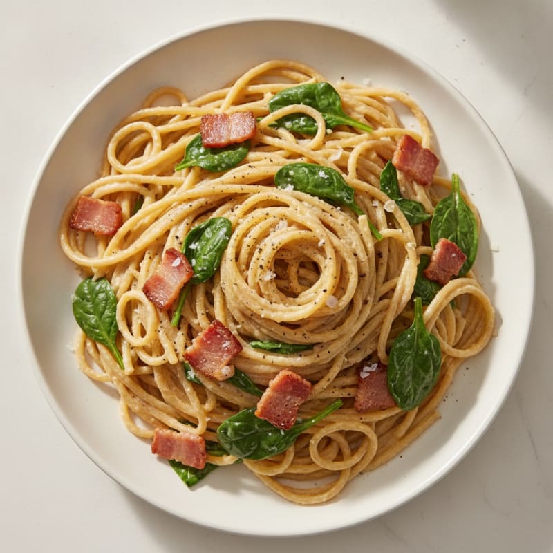 Classic Carbonara with Pancetta and Egg