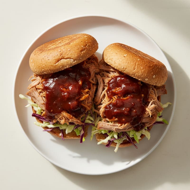 Smoky BBQ Pulled Pork Sandwiches