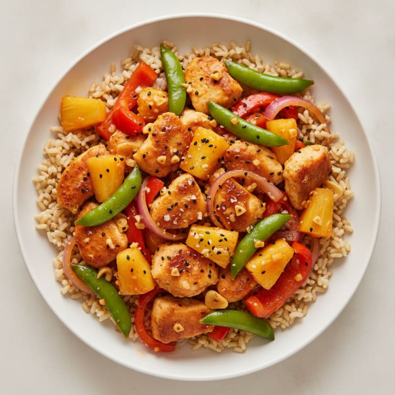 Sweet and Sour Chicken with Pineapple