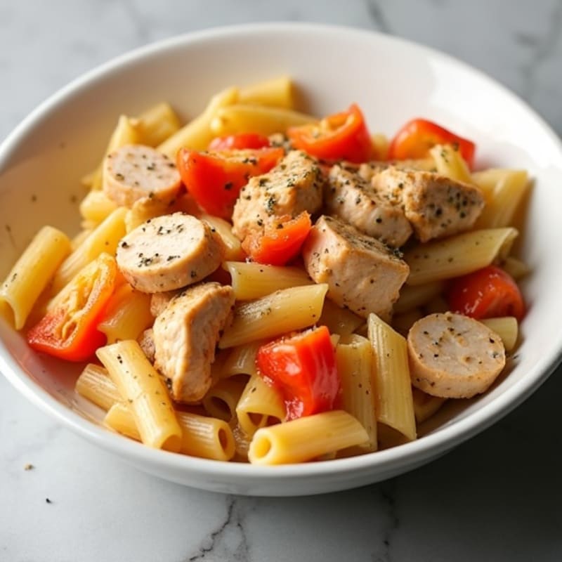 Creamy Cajun Chicken Pasta with Bell Peppers