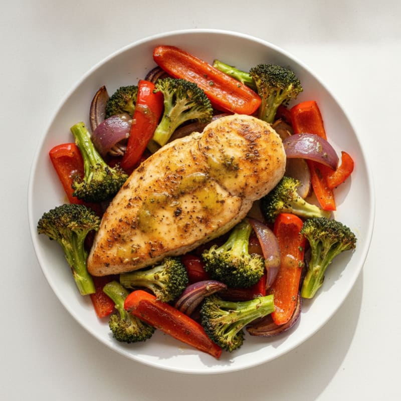Sheet Pan Lemon Herb Chicken and Veggies