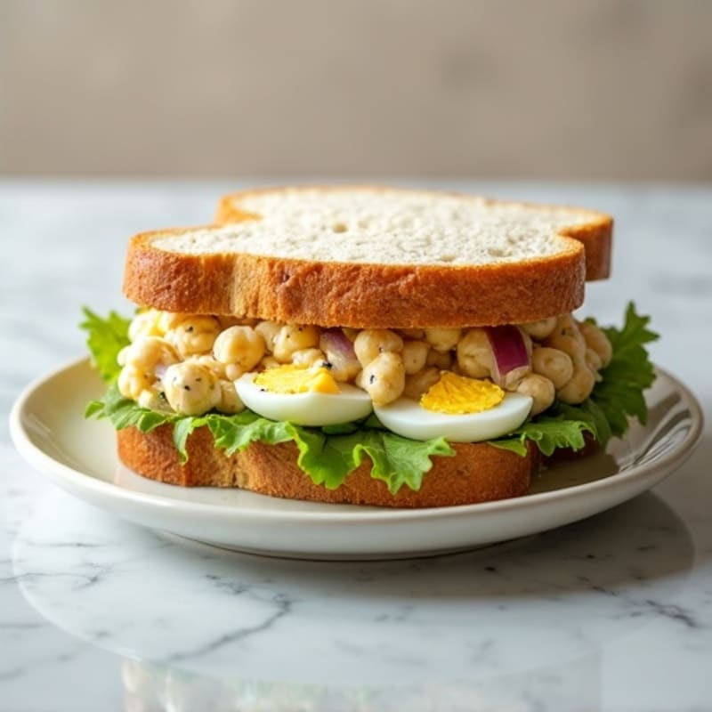 Creamy Chickpea Salad Sandwich