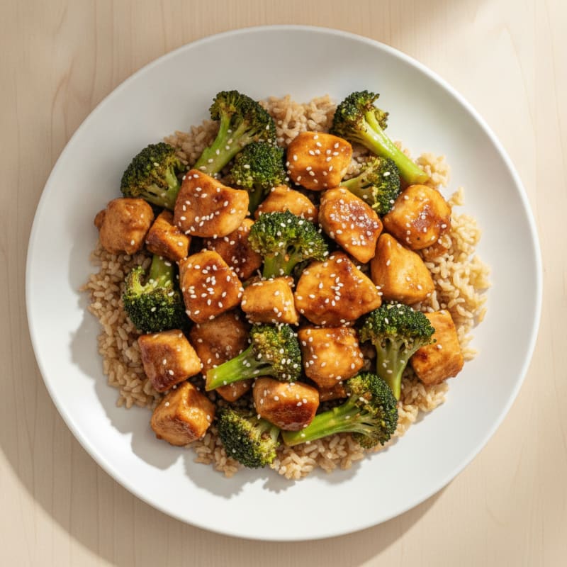 Teriyaki Chicken Stir-Fry with Broccoli