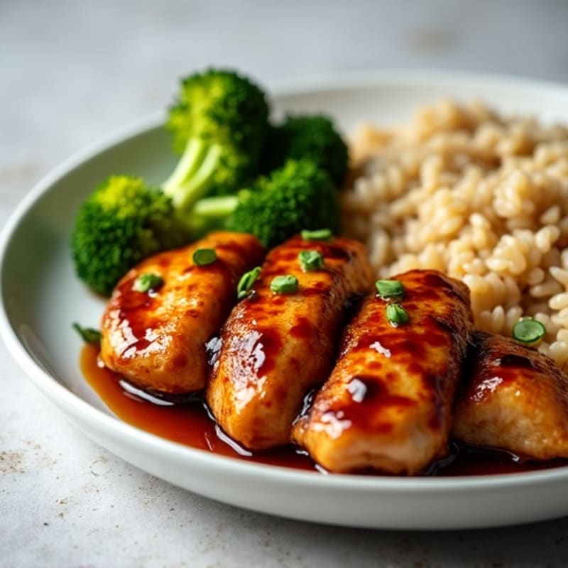 Ginger-Garlic Glazed Teriyaki Chicken