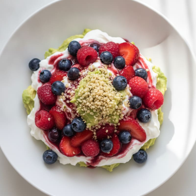 Creamy Protein Yogurt with Mixed Berries