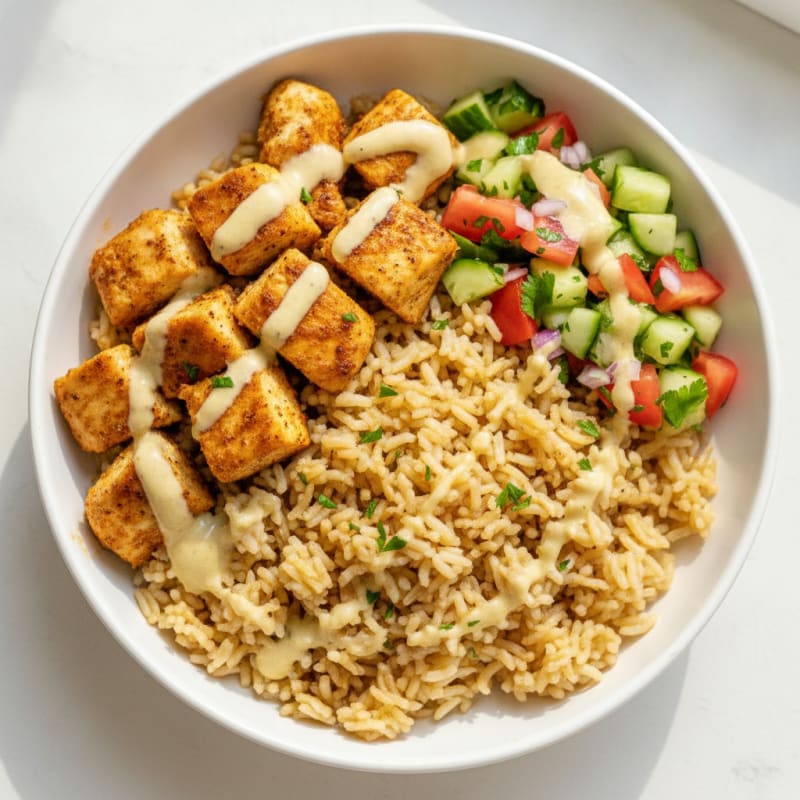 Chicken Shawarma Rice Bowl