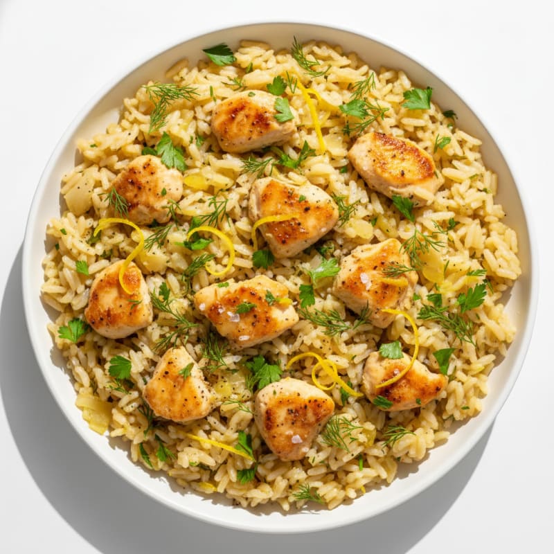 Zesty Lemon Herb Rice Pilaf