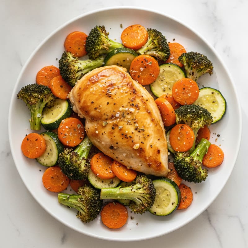 Lemon Herb Roasted Chicken and Vegetables