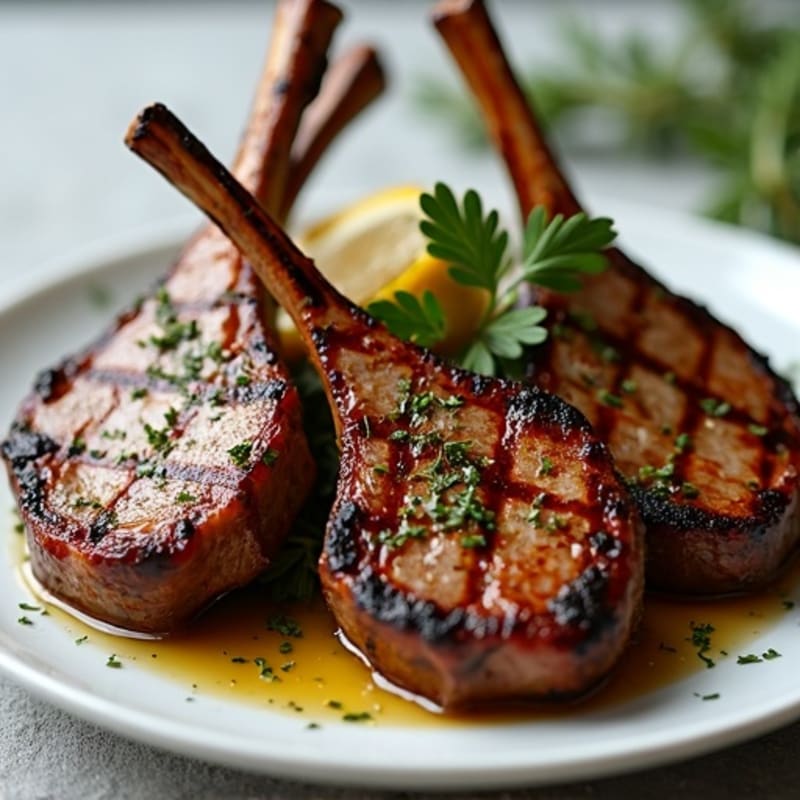 Grilled Herb Lamb Chops