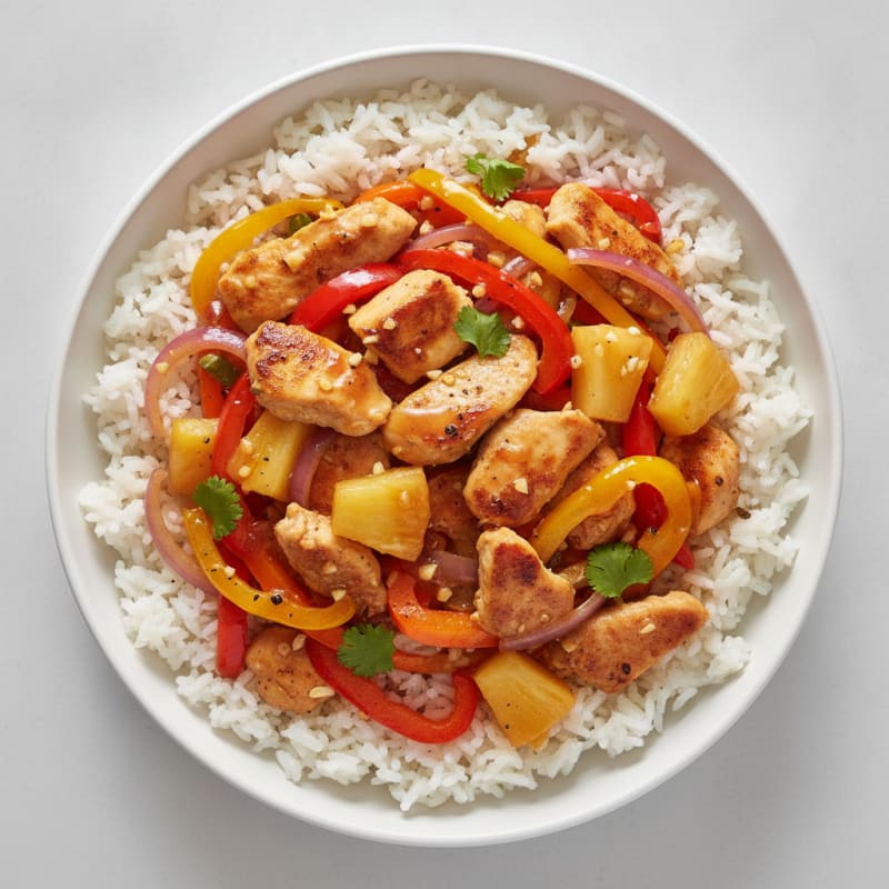 Sweet and Sour Chicken Stir-Fry