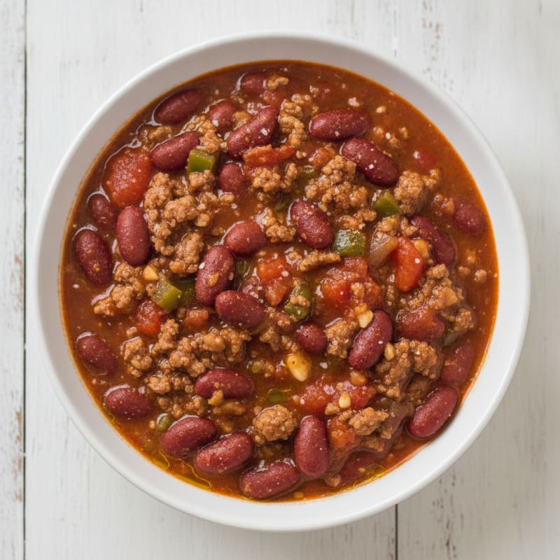 Ground Beef and Bean Chili