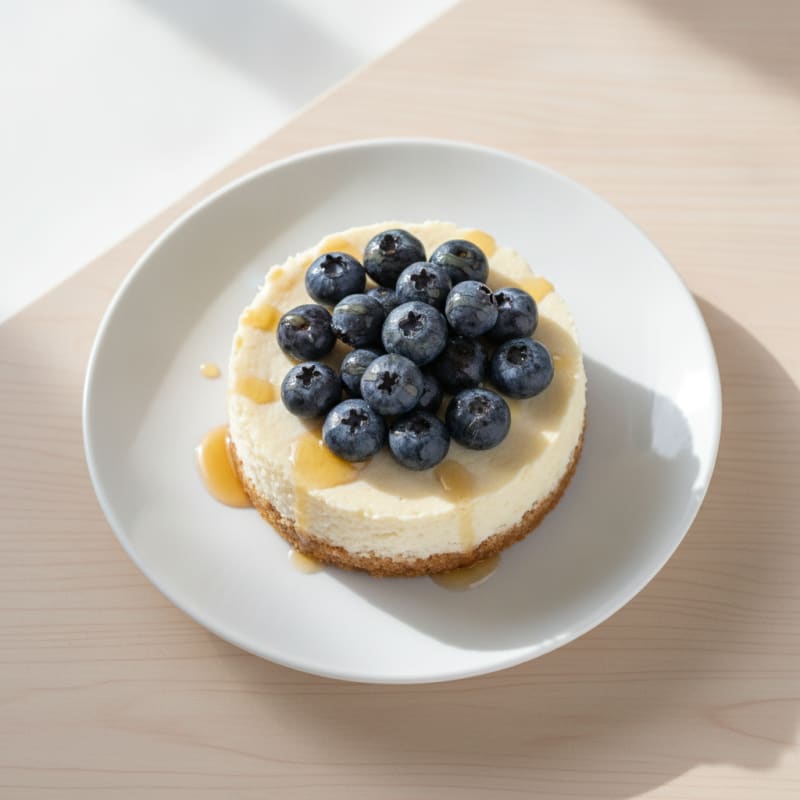 Creamy Greek Yogurt Protein Cheesecake