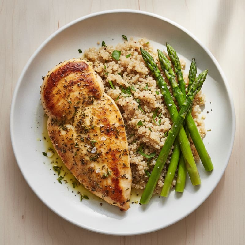 Pan-Seared Chicken Filet with Herbs